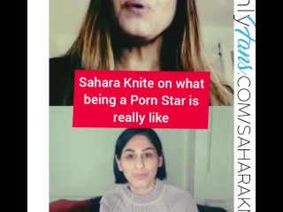 Sahara Knite chats about desi culture and porn ( edited version) on on youtube/c/HijabiBhabhi