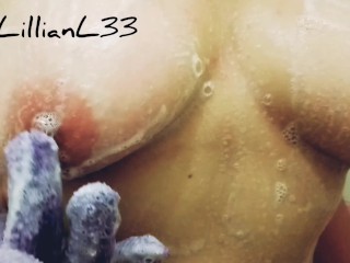 Sensual soapy rub - see full videos in OnlyFans - subscribe @lillianl33