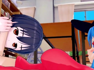 FUTA PLUNDERER HINA X BAKEMONOGATARI SURUGA KANBARU 3D HENTAI