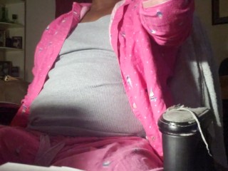 Sissy Bloats Their Belly With Soda