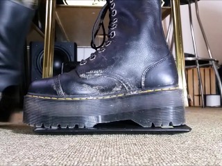 Laptop Crushing with Doc Martens Sinclair Hi Max Boots (Trailer)