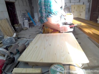 DIY Floating Table 7.2 - Painting Shelf 4k HD (music) HotHandyman