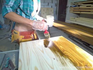 DIY Floating Table 7.2 - Painting Shelf 4k HD (music) HotHandyman