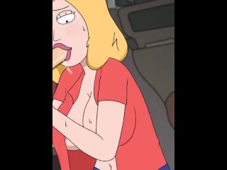 Rick and Morty - A Way Back Home - Sex Scene Only - Part 5 Beth #5 By LoveSkySanX