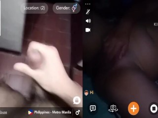 Sarap na sarap sa Video Call! Ang daming lumabas na tamod!