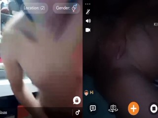 Sarap na sarap sa Video Call! Ang daming lumabas na tamod!