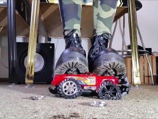 Toycar Crushing with Doc Martens Boots (Trailer)