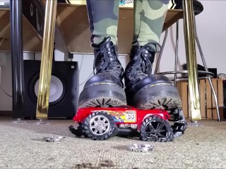 Toycar Crushing with Doc Martens Boots (Trailer)