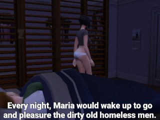 DDSims - Cuckold Watches Wife Get Impregnated by Homeless - Sims 4