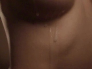 Beautiful Wet Blowjob with MASSIVE Oral Creampie