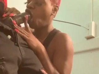 My little stepcousin Sucking My Dick Until I Nut (Keisha Minaj)