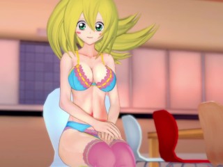 {Yu-Gi-Oh} Dark Magician Girl Kinky Sex {コイカツ!/3D Hentai}