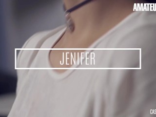 CastingFrancais - Jenifer Shy Canadian Teen Takes Her First Big Cock On Camera