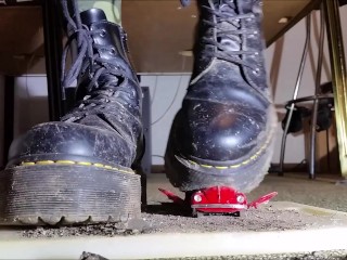 Toycar Crushing with Doc Martens Plateau Boots (Trailer)