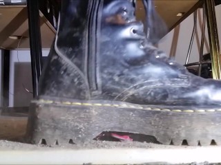 Toycar Crushing with Doc Martens Plateau Boots (Trailer)