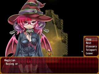 Monster Girl Labyrinth [Hentai Game] Ep1 Blue slime girl femdom on the hero