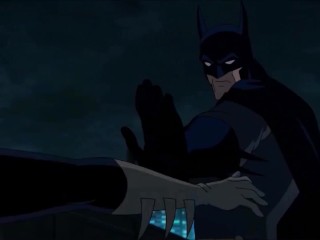 Batgirl Gets Frisky and Flashes Her Tits - Batman Cartoon Hentai Porn