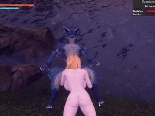 Breeders Of Nephelym [Hentai 3D game] Ep.4 nympho purple elf gets her pussy licked by farmgirl