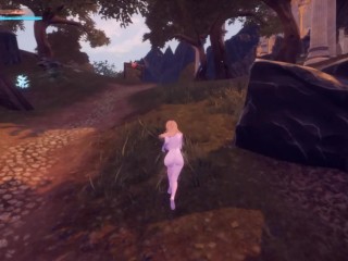 Breeders Of Nephelym [Hentai 3D game] Ep.4 nympho purple elf gets her pussy licked by farmgirl