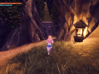 Breeders Of Nephelym [Hentai 3D game] Ep.4 nympho purple elf gets her pussy licked by farmgirl