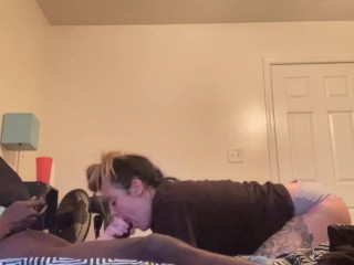 Blowjob and backshots multiple orgasms from bbc on fat ass 