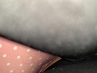 Wife panty job and handjob 