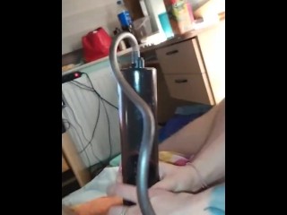 Mistress Katrix and her slave penis torture with dilator sounding,hard.