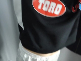 Quick public fun in the changing room