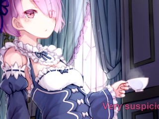 Re:Zero, Rem and Ram help you with a lust curse - hentai JOI patreon choice