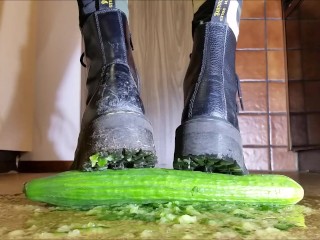 Food Stomping with Doc Martens Boots (Trailer)