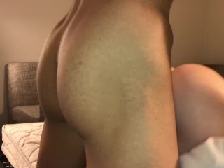 Quickie creampie inside warm silicone sex doll