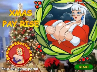 [Xmas Hentai Game] Ep.2 Unohana Horny Xmas - Santa fucks a bad naughty girl