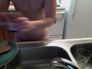 Ginger PearTart Opens Fan Mail and Makes a PB&J! Naked in the Kitchen Episode 14