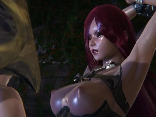 Futa - League of Legends - Kaisa x Katarina - 3D Porn