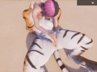 Wild Life / Tiger Girl With Lesbian Teen