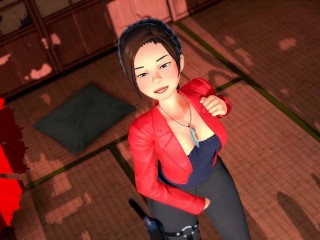 Resident Evil - Claire Redfield masturbation - Hentai