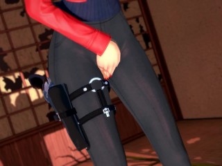 Resident Evil - Claire Redfield masturbation - Hentai