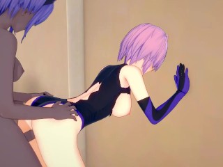 Futa Serenity fucks Mashu[Fate/Grand Order] (3D HENTAI)