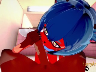 BNA Hentai - Michiru Yiff at Toilet 2/3