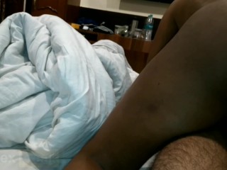 Winter joy in her bedroom