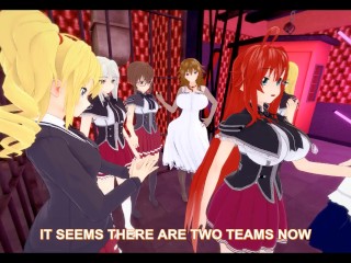 【HIGH SCHOOL DXD】【HENTAI ORGY FUTANARI 3D】