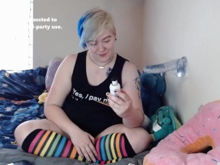 FTM Trans Guy Review's a Dildo But It Doesn't Fit - 8 Inch Thick Clear Cock