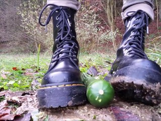 Food Stomping and Trampling with Doc Martens Boots (Trailer)