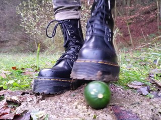 Food Stomping and Trampling with Doc Martens Boots (Trailer)