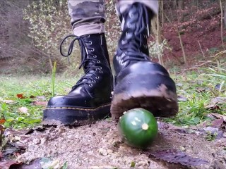 Food Stomping and Trampling with Doc Martens Boots (Trailer)