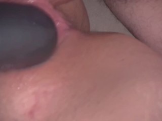  He put the vibrator on his Dick and rubbed my CLIT ***shaking\whimpering orgasm***
