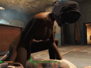 Beautiful and very sexy American woman playing | Fallout porno