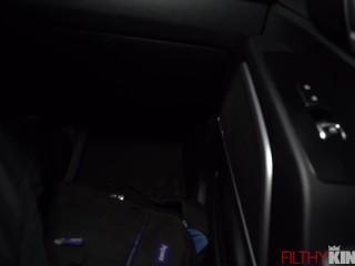 Hot Asian Hooker Gets Fucked in the Back of the Car