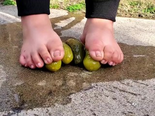 Crushing Pickle Beneath My Perfect Soles