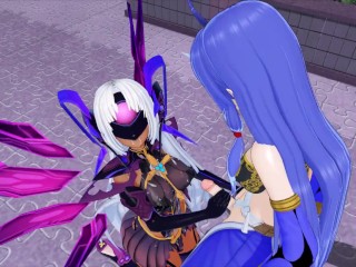 FUTA SUPER ROBOT SUZUKA X XENOSAGA T-ELOS (3D HENTAI)